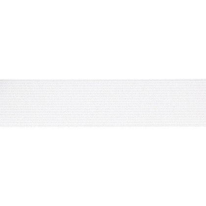 Guma, pruženka prádlová bílá 50mm, metráž